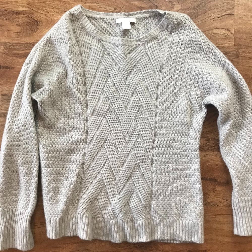The Cashmere Project Beige Sweater, Large
